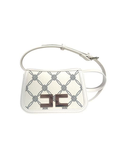 Borsa burro a trama logo ELISABETTA FRANCHI | EFBO104D027